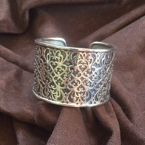 Stunning silver cuff bracelet